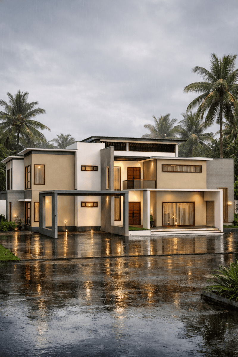 Modernist Geometric Villa